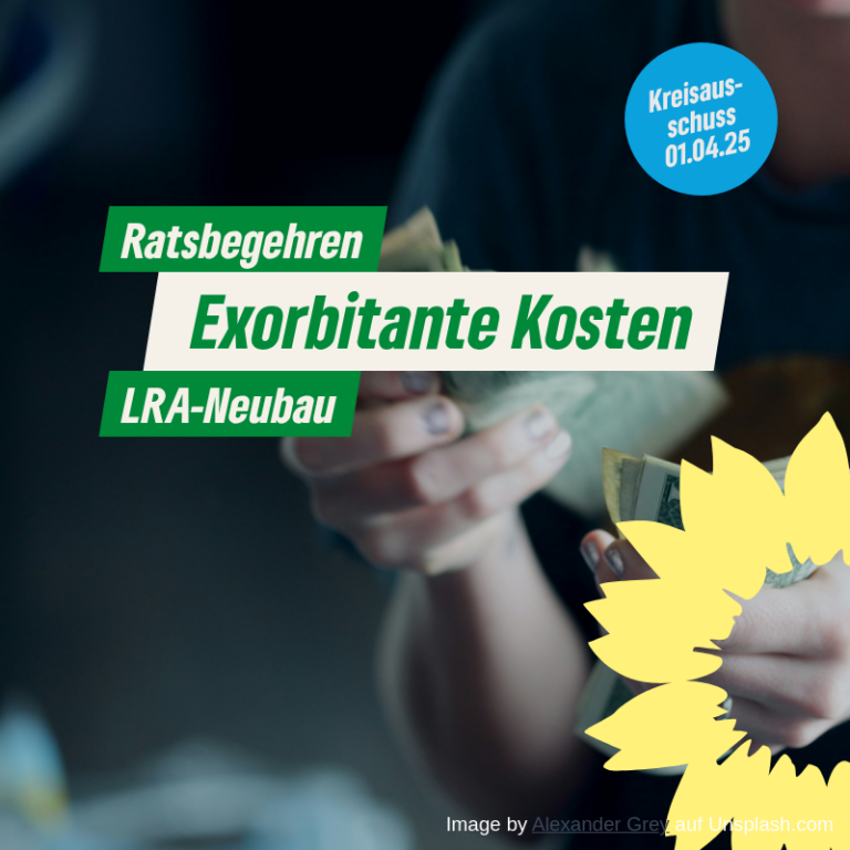 Exorbitante Kosten für Werbung beim Ratsbegehren zum Landratsamt-Neubau