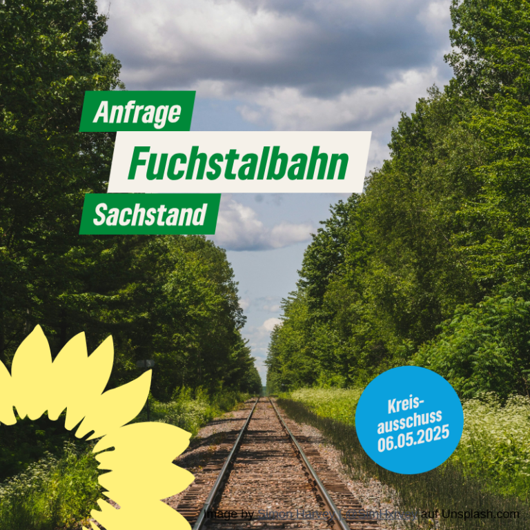 Anfrage Fuchstalbahn: Noch keine Rückmeldung zur Potenzialanalyse