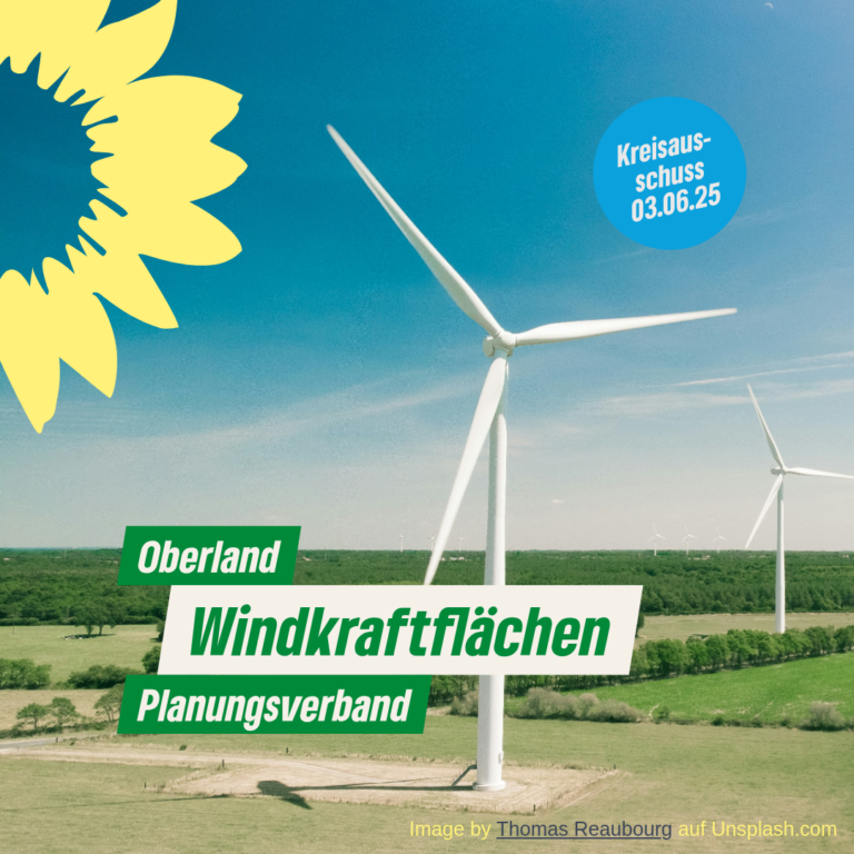 Windkraftflächen – Planungsverband Oberland