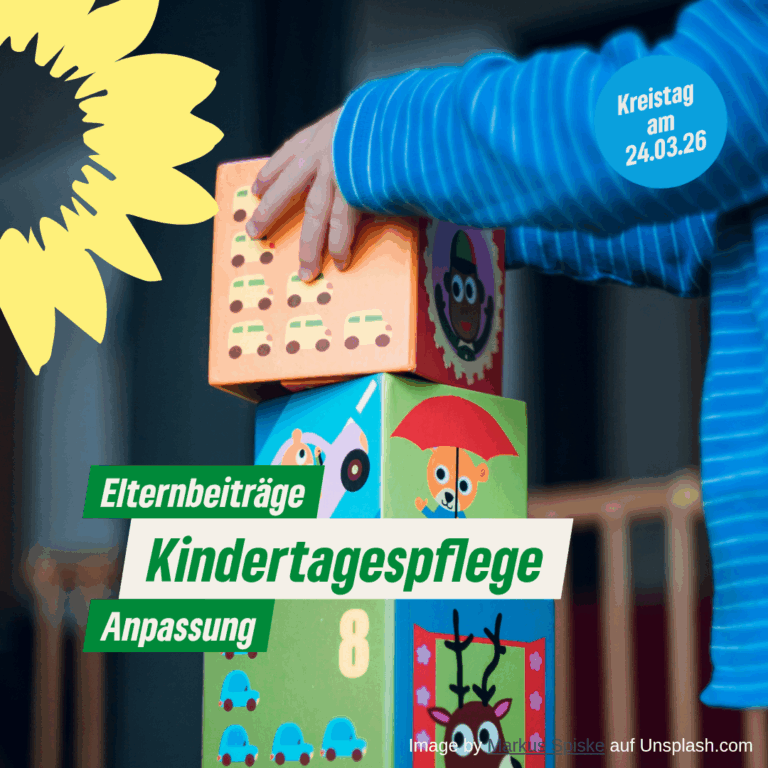 Kindertagespflege – Anpassung Elternbeiträge